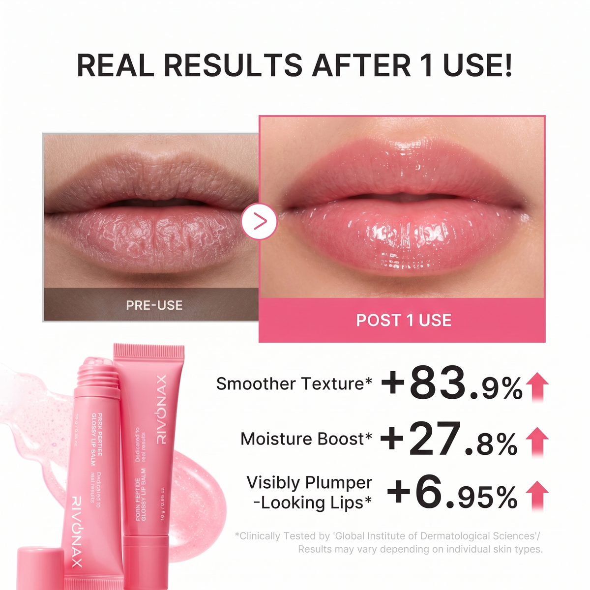 PDRN Peptide Glossy Lip Balm
