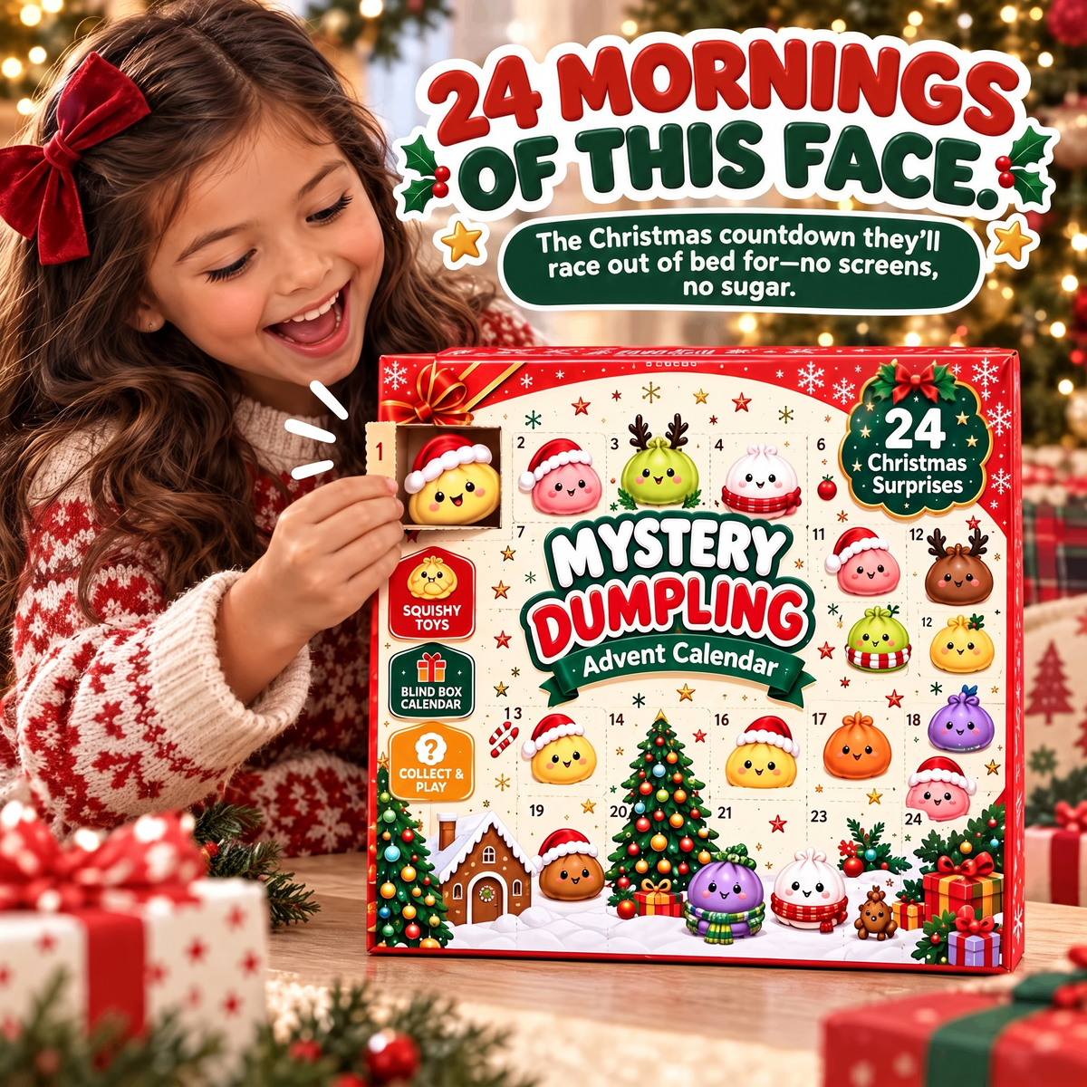 2026 Dumpling Squishy Advent Calendar