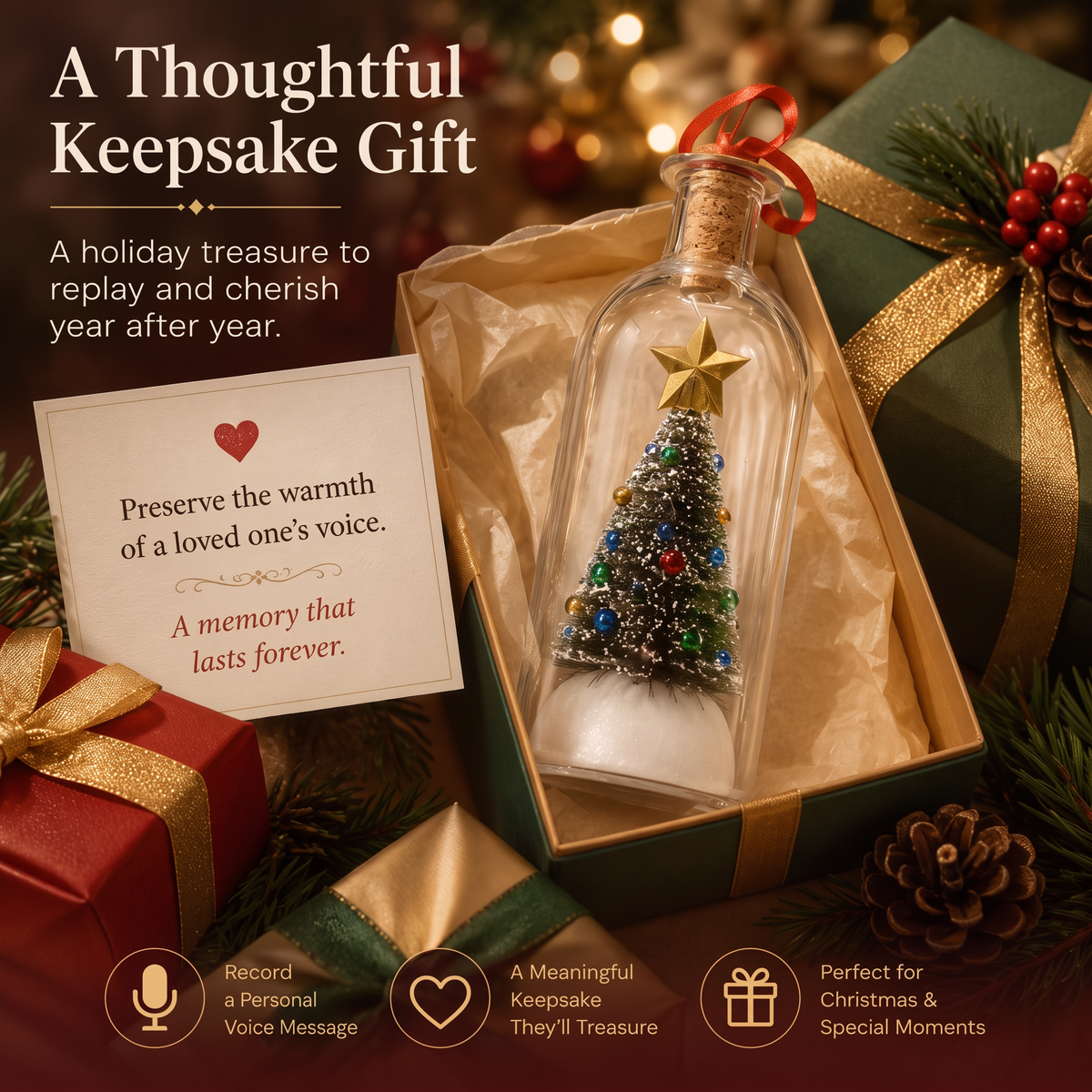 Record-a-Message Christmas Tree